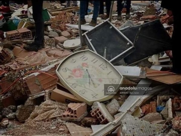 clock Turkey earthquake